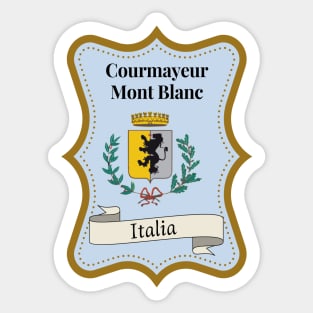 Courmayeur, Italy Sticker